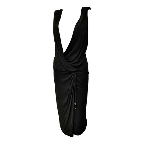 gucci mid length dress black|xxl gucci dress.